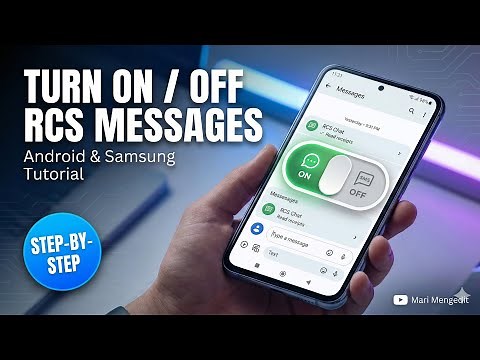 How to Turn On & Off RCS Messaging on Samsung Android (Google Messages Tutorial)