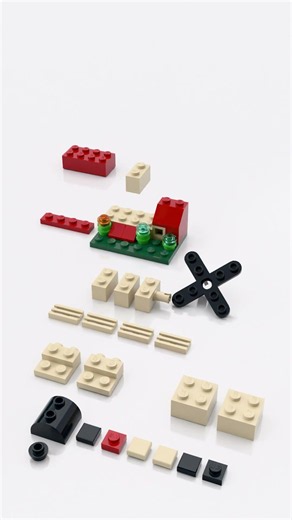 Micro LEGO Windmill: Modern Design