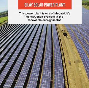 Megawide constructed the 43-hectare Silay Solar Power Plant located in Silay City, Negros Occidental. Inaugurated in 2016, the 25-Megawatt power plant uses 96,000 photovoltaic modules that generate electricity for over 30,000 homes through the Visayas grid. #FirstWorldPhilippines | Megawide