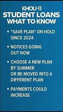 Student loan alert: Save Plan borrowers must switch