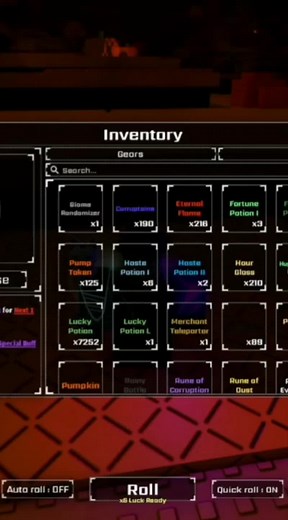 Pumpkin's Blood Potion Opening in Roblox Sols RNG
