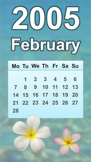 February 2005 Calendar