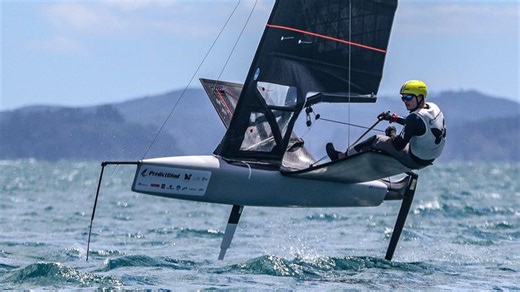 2024 PredictWind Moth Worlds - Day 3 - Coutts shows his mettle