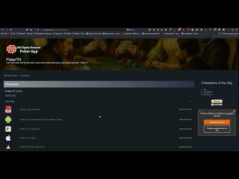 Windows#Android#macOS#Linux#PokerTH v 2.0.6