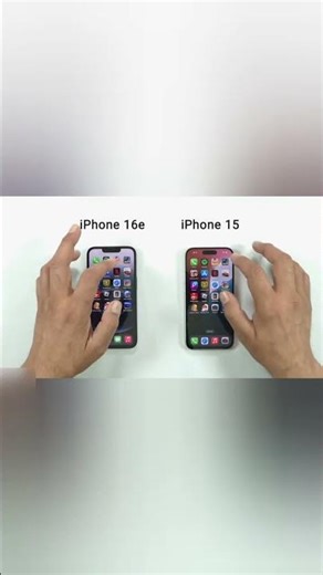 Apple iPhone 16e vs Apple iPhone 15 Speed Test