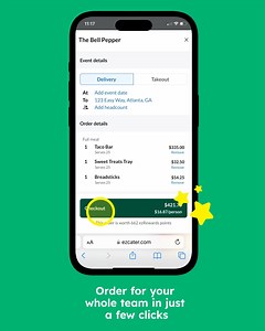 ✨ Smart Ordering is HERE ✨ Introducing our new intelligent ordering system that is powered by AI, machine learning, and over 17 years of ezCater proprietary data! This feature helps customers easily determine *what* to order and *how much* to order when feeding large groups at work. Learn more here: https://bit.ly/3XEmgST | ezCater