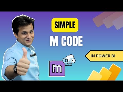 18.6 Write a Simple M Code in Power BI (Power Query) | Power BI Tutorial for Beginners