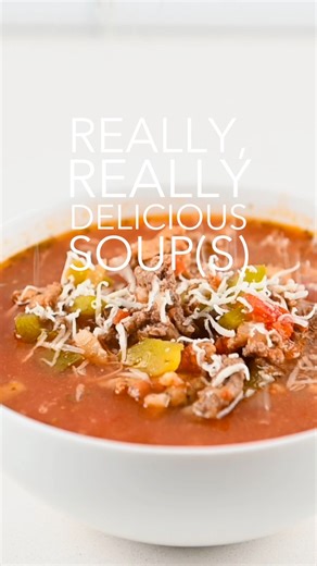 Low-Carb (and Keto) Stuffed Pepper Soup > View recipe linked in the comments. All her soups are truly incredible! So if you're a stuffed pepper fan this is one to add to your list. Yum! Low-carb, Keto. . #stuffedpeppersoup #lowcarbsoups #ketosoups #bestsouprecipes #souprecipes | Kalyn's Kitchen