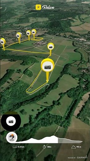 Mole Valley #parkrun route plot #5k #running