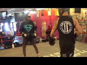 15-year old Amatuer Boxing champion vs Pro UFC fighter Go to WAR in Sparring!!!