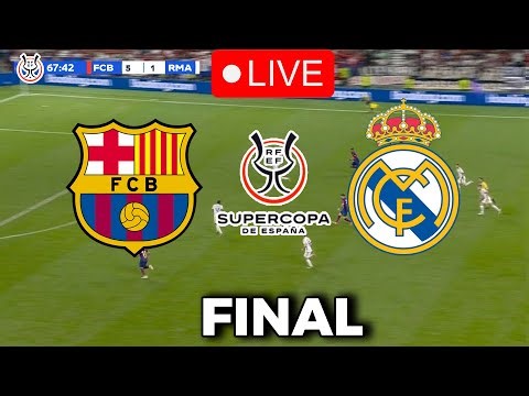 🔴EN VIVO ||🔥FC BARCELONA REAL MADRID EN VIVO | FINAL SUPERCOPA DE ESPAÑA 2026 EN DIRECTO | BARÇA HOY