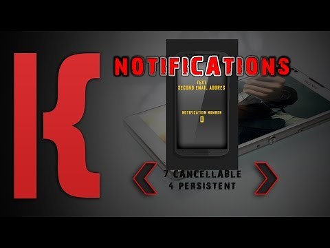 KLWP Tutorial Notifications