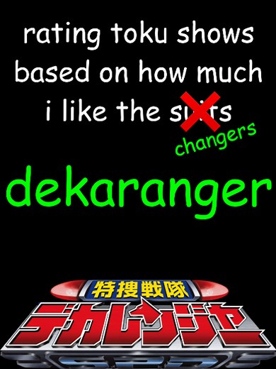 Dekaranger (Charger) | Dekaranger Episode Guide & Highlights