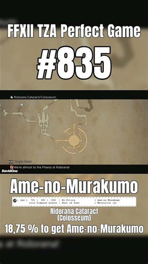 FFXII Perfect Game 835 | Ame-no-Murakumo Chest #Shorts #FinalFantasy #Gaming #RetroGaming