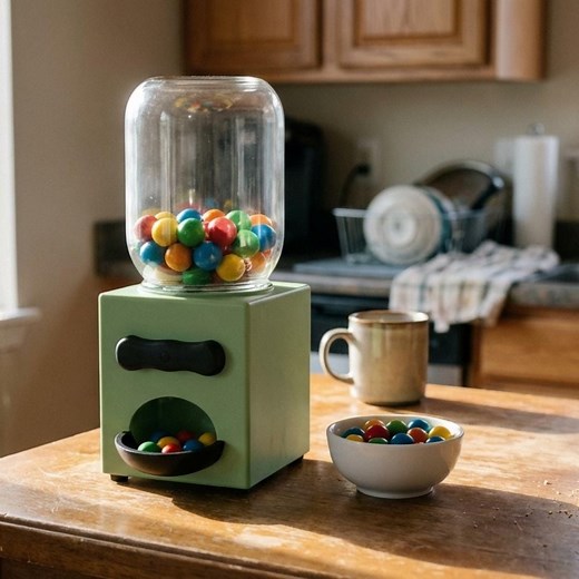 3D Printable Candy Dispenser: Gumball Machine Style Desk Toy (STL File) - Etsy