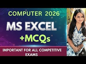 COMPUTER SERIES | MS EXCEL WITH MCQS