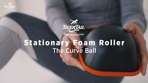 Tiger Tail Curve Ball - High Density Stationary Muscle Release for Back, Legs, Glutes, Hips, Psoas, Shoulders - Deep Tissue & Myofascial Release - Comforting Physical Therapy for Floor, Wall, or Chair