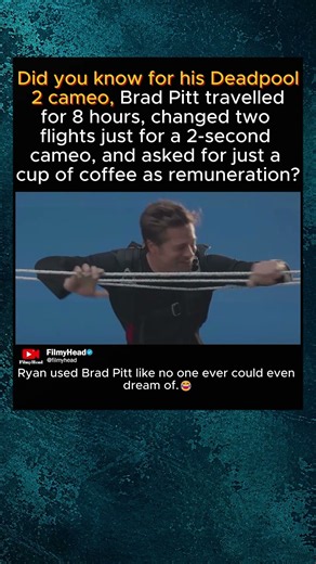 Did You Know How Brad Pitt Landed in Deadpool 2?😂