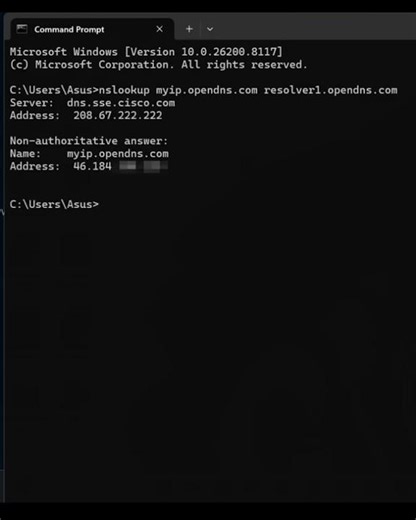 CMD Hacks | Find Your Public IP Using CMD 🌐😲