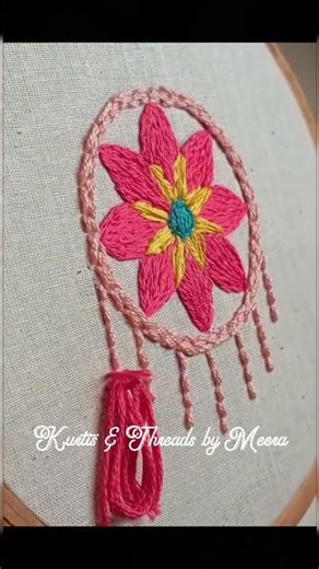 Simple & Beautiful Hand Embroidery for Beginners 🪡 | Kurtis & Threads #2026: #shorts
