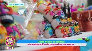 Las calaveritas de azúcar con un clásico para las ofrendas de #DíaDeMuertos. ¿Quieres saber cómo es el proceso de su creación? Sajid Fonseca conoció a Doña Vicky, una experta en el tema que le mostró todos los secretos. 💀 #SaleElSol🌞: imagentv.com/en-vivo | Sale el Sol