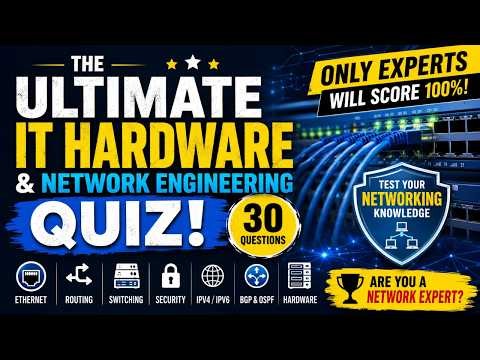 The Ultimate IT Hardware & Network Engineering Quiz | Only Experts Score 100%