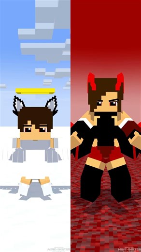 Angel and Devil Meme (Mine-Imator Animation)