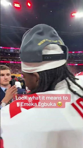 Emeka Egbuka will forever be known as a national champion ❤️