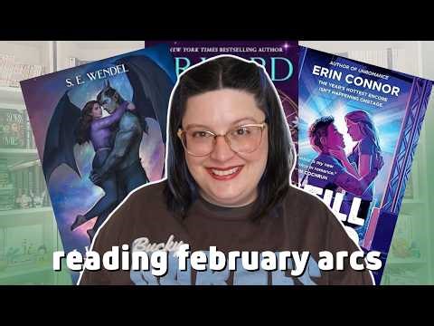 finding two new favorites, trying a popular authors romantasy debut | reading february arcs