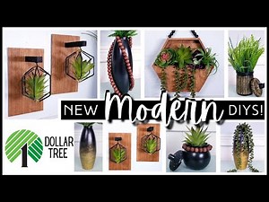 *NEW* DOLLAR TREE DIYs & HACKS | Transform $1 Store items into HIGH END Looks | Modern Decor Ideas!