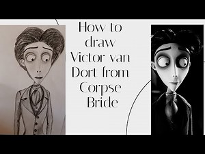 How to Draw Victor (Corpse Bride)| Step by Step Tutorial