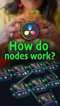 Explanation of how do nodes work in DaVinci Resolve’s Node Tree #davinciresolve #colorgradingtips