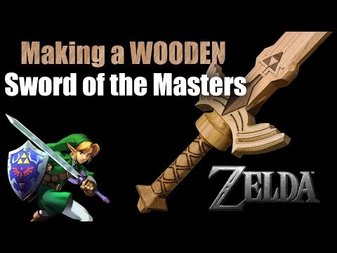 Making a wooden Sword Of The Masters from ZELDA