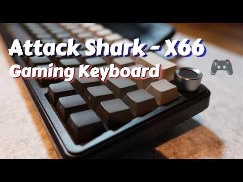 ⌨️ Attack Shark X66 - Gaming Keyboard 🕹️ Full Review ✅