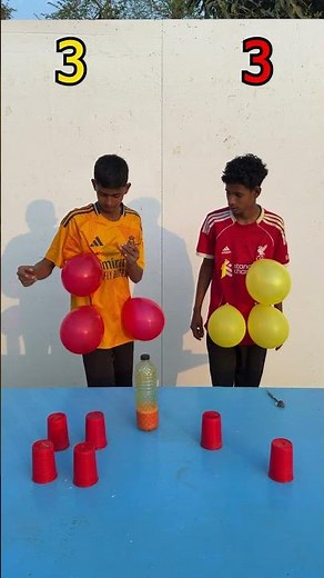 Who win the ballon pop challenge?