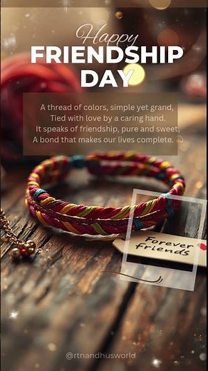 Happy Friendship Day 2025 🌟 | Celebrate the Bond That Lasts Forever | 3 August 2025