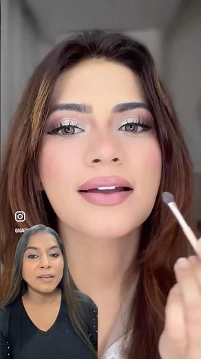 Nagma Viral Glitter Lipstick Combo 💄✨ | Budget Dupe You Must Try! ✨ #lipstick #ytshorts #makeup