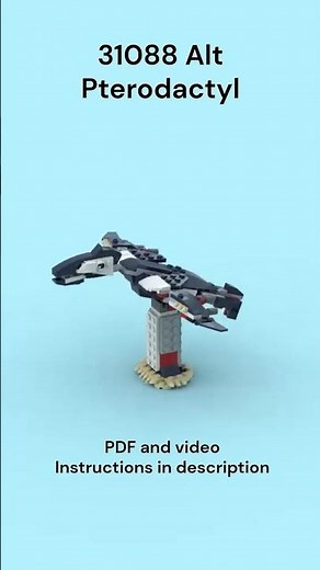 Lego 31088 Alt Build Pterodactyl Animation #alternate #dinosaur #building #animation #pterodactyl