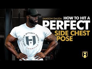 How to Pose Like a Bodybuilder | Side Chest Pose | Posing Tutorial with Samson Dauda