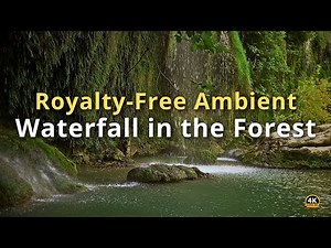 Royalty Free Nature Music Waterfall in the Forest for Meditation & Video Projects