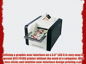 HiTi Digital Inc. P510S Roll-Type 6 x 9 Dye-Sublimation Mobile Studio Digital Photo Printer