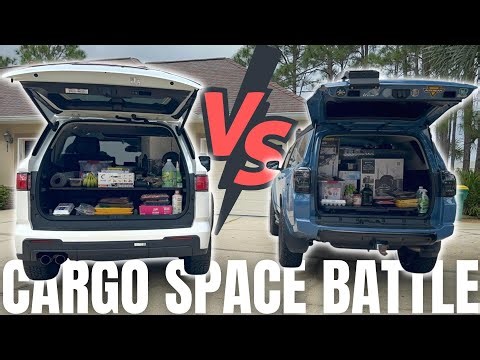 This Shocked Me…Toyota 4Runner VS Toyota Sequoia Rear Cargo Capacity Test