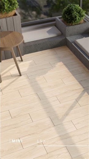 Mini Serisi – Roble 15x60 | Doğal Dokulu Seramik Tasarım
