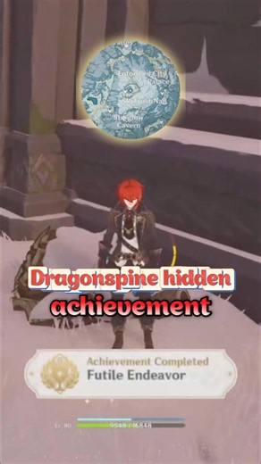 Hidden achievement on Dragonspine you might have missed even at 100% exploration!