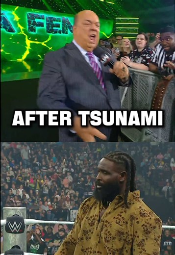 TSUNAMI after TSUNAMI after TSUNAMI after TSUNAMI after TSUNAMI after TSUNAMI!!!!!!! 🌊 #WWE #ObaFemi #PaulHeyman