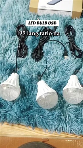 5V USB LED Bulb with 2M Cord for Convenient Lighting