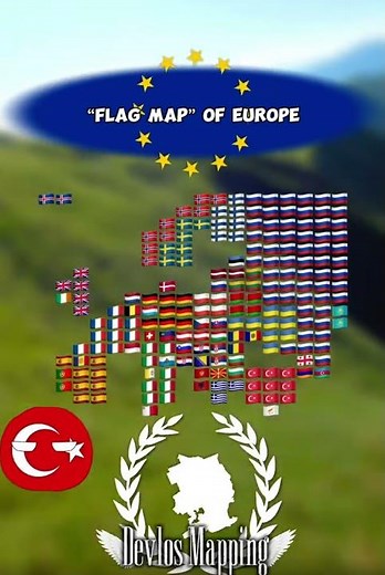 “flag map” of europe