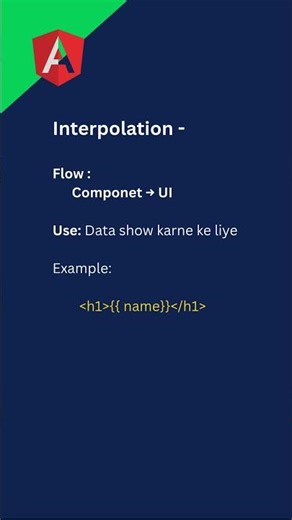 Angular Interpolation in 30 sec 🚀 Beginner Friendly