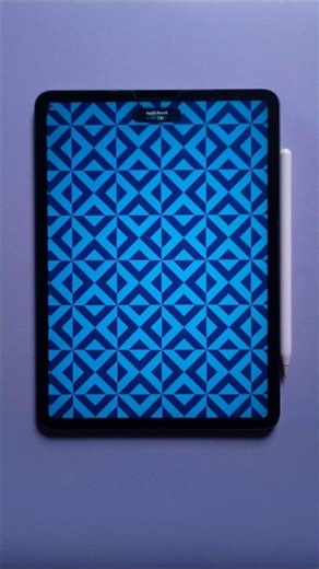 Blue square Pattern Style art Procreate #shorts #procreatetutorials