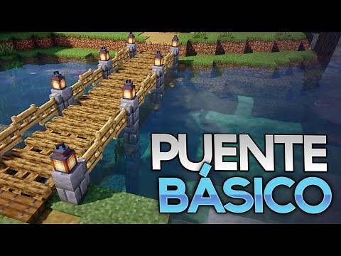CÓMO HACER UN PUENTE BÁSICO EN MINECRAFT